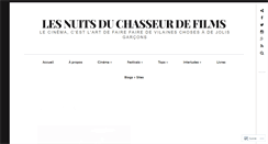Desktop Screenshot of lesnuitsduchasseurdefilms.com